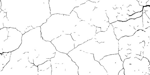 High-Resolution Vector Texture of Dry Cracked Earth with Transparent Background – Grunge Distressed Overlay Featuring Natural Split Lines and Soil Fractures
