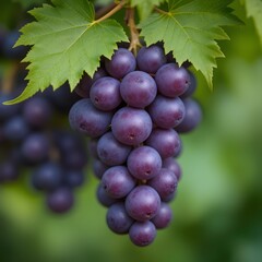 Fototapeta premium bunch of red grapes