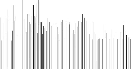 Vertical motion lines for comic books. Black and white vector background eps10