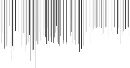 Vertical motion lines for comic books. Black and white vector background