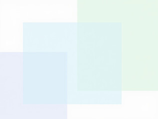 Fototapeta premium A modern abstract blue background with layered textures of white transparent materials arranged in a dynamic geometric pattern of triangles, diamonds, and squares. Generative ai