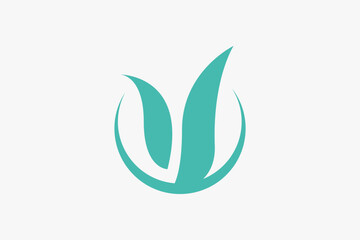 flower minimalist elegant luxury logo 