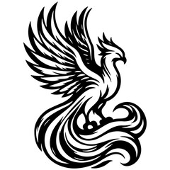 Phoenix Sketch Drawing.