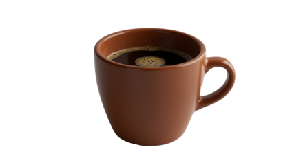 Brown coffee mug, morning coffee, hot coffee, coffee break, coffee time, png