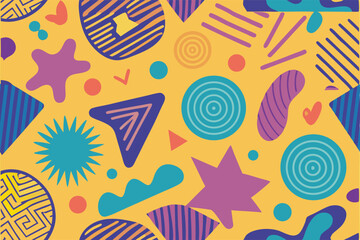 seamless pattern with shells