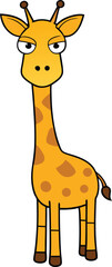 Obraz premium giraffe cartoon illustration