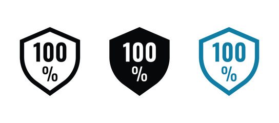 Complete Protection Icon Set Vector