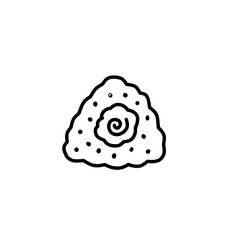 hand drawn onigiri