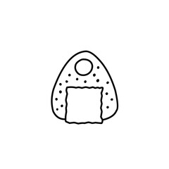 hand drawn onigiri