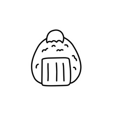 hand drawn onigiri