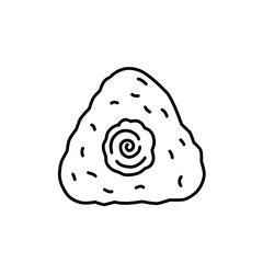 hand drawn onigiri