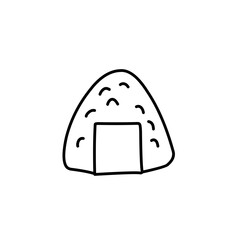 hand drawn onigiri
