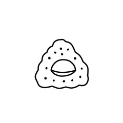 hand drawn onigiri
