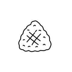 hand drawn onigiri