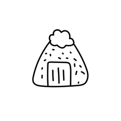 hand drawn onigiri