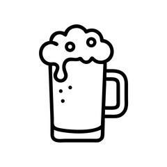 Mug with Bubbles Icon Design