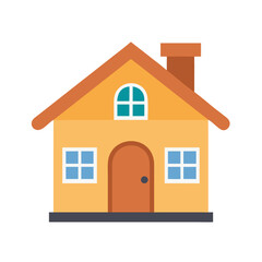 Classic Cottage Style Home Icon Design