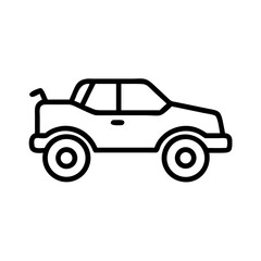 Compact Off-Road Vehicle Icon Design
