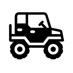 Compact Off-Road Vehicle Icon Design