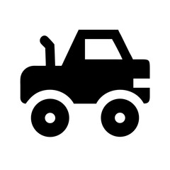 Compact Off-Road Vehicle Icon Design