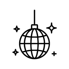 Disco Ball Spinning Icon Design