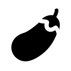 Eggplant Vegetable Icon Design