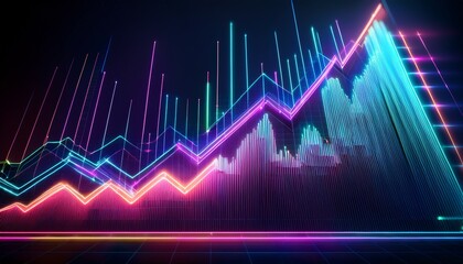 A sleek design for showcasing important growth figures.  