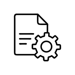 File Settings and Configuration Icon Design