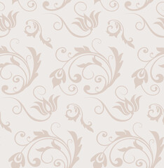 Floral Seamless Ornament Pattern Design