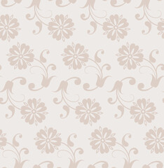 Floral Seamless Ornament Pattern