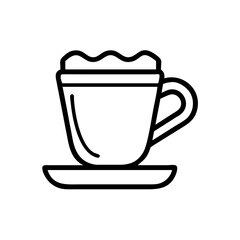 Mug with Bold Bottom Plate Icon Design