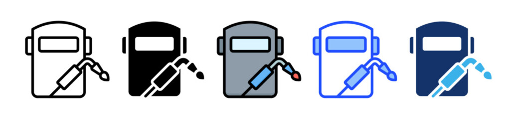 Welding Icon Collection With Multiple Styles