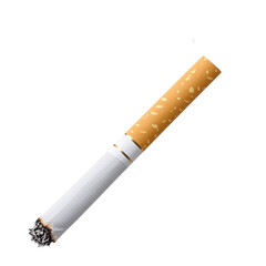 Lit Cigarette isolated on a transparent background