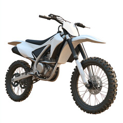 Obraz premium motorcycle on a white background