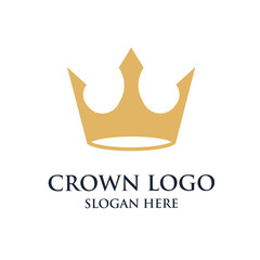Crown Logo Graphic Design Vector 