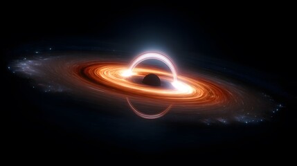 Accretion Disk of a Supermassive Black Hole in Space