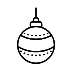 Plain Ball Ornament Icon Design
