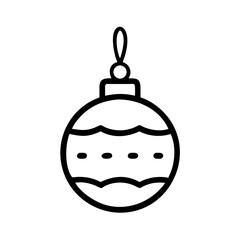 Plain Ball Ornament Icon Design
