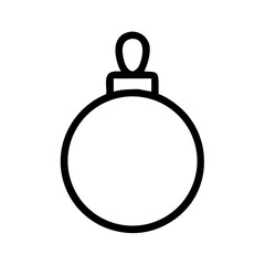 Plain Ball Ornament Icon Design