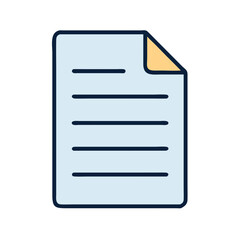 Plain Document Sheet Icon Design