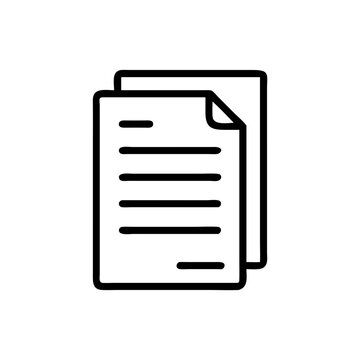 Plain Document Sheet Icon Design