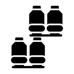 airplane seat Solid icon