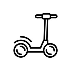 Segway Transport Scooter Icon Design