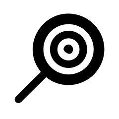 Spiral Lollipop Treat Icon Design