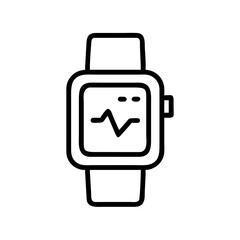 Sports Smartwatch Tracker Icon Design