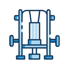 Strength Training Machine Icon Design