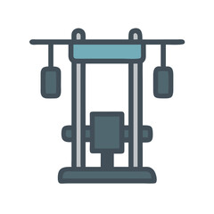 Strength Training Machine Icon Design