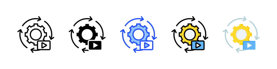 Automated Icon Collection With Multiple Styles