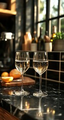 White Wine Kitchen Counter.