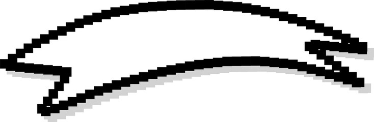 Pixel advertising label and sale, price tag, discount, 8 bit pixel style